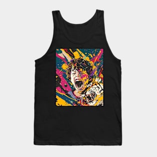 Calvin and Hobbes Cubist Contemplations Tank Top